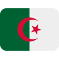 🇩🇿 Bendera Aljazair Twitter