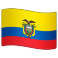 🇪🇨 Bendera Ekuador WhatsApp