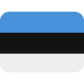 🇪🇪 Bendera Estonia Twitter