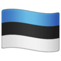🇪🇪 Bendera Estonia WhatsApp