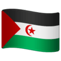 🇪🇭 Bendera Sahara Barat WhatsApp