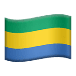 🇬🇦 Bendera Gabon Apple