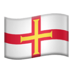 🇬🇬 Bendera Guernsey Apple