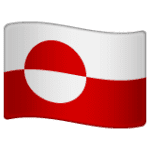 🇬🇱 Bendera Greenland WhatsApp