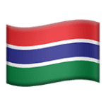 🇬🇲 Bendera Gambia Apple