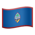 🇬🇺 Bendera Guam Apple