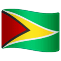 🇬🇾 Bendera Guyana WhatsApp