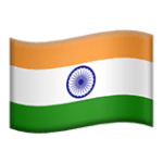 🇮🇳 Bendera India Apple