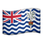 🇮🇴 Bendera Wilayah Samudra Hindia Britania Apple