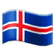 🇮🇸 Bendera Islandia Samsung