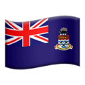 🇰🇾 Bendera Kepulauan Cayman Apple