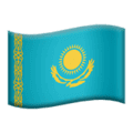 🇰🇿 Bendera Kazakhstan Apple