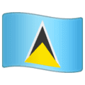 🇱🇨 Bendera Saint Lucia WhatsApp