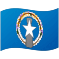 🇲🇵 Bendera Kepulauan Mariana Utara Google
