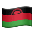 🇲🇼 Bendera Malawi Apple