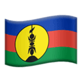 🇳🇨 Bendera Kaledonia Baru Apple