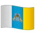 🇮🇨 Bendera Kepulauan Canaria WhatsApp