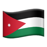 🇯🇴 Bendera Yordania Apple