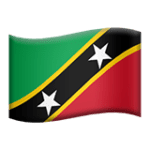 🇰🇳 Bendera Saint Kitts dan Nevis Apple