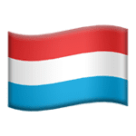 🇱🇺 Bendera Luksemburg Apple