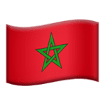 🇲🇦 Bendera Maroko Apple