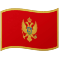 🇲🇪 Bendera Montenegro Google