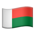 🇲🇬 Bendera Madagaskar Apple