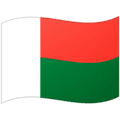 🇲🇬 Bendera Madagaskar Google