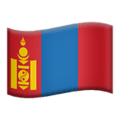 🇲🇳 Bendera Mongolia Apple