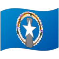🇲🇵 Bendera Kepulauan Mariana Utara Google