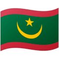 🇲🇷 Bendera Mauritania Google