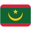 🇲🇷 Bendera Mauritania Twitter