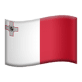 🇲🇹 Bendera Malta Apple