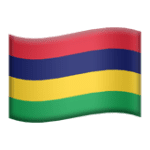 🇲🇺 Bendera Mauritius Apple