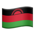 🇲🇼 Bendera Malawi Apple