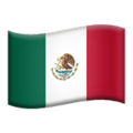🇲🇽 Bendera Meksiko Apple