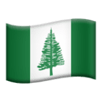 🇳🇫 Bendera Pulau Norfolk Apple