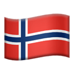 🇳🇴 Bendera Norwegia Apple