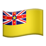 🇳🇺 Bendera Niue Apple