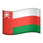 🇴🇲 Bendera Oman Apple
