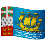 🇵🇲 Bendera Saint Pierre dan Miquelon WhatsApp
