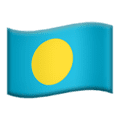 🇵🇼 Bendera Palau Apple