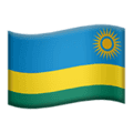 🇷🇼 Bendera Rwanda Apple