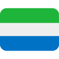🇸🇱 Bendera Sierra Leone Twitter