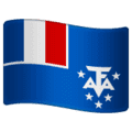 🇹🇫 Bendera Wilayah Selatan Prancis WhatsApp