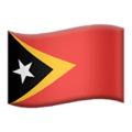 🇹🇱 Bendera Timor Leste Apple