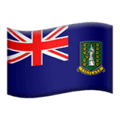 🇻🇬 Bendera Kepulauan Virgin Britania Raya Apple