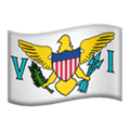 🇻🇮 Bendera Kepulauan Virgin Amerika Serikat Apple