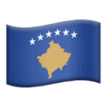 🇽🇰 Bendera Kosovo Apple