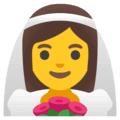 👰‍♀️ Wanita Berpenutup Kepala Google